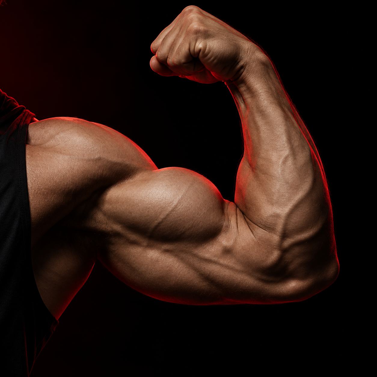 Gespierde arm als beeld voor one80 Next Level